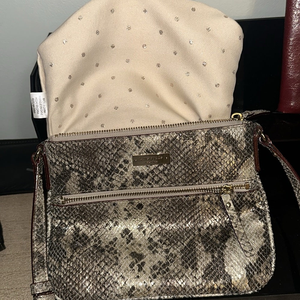 Kate Spade - Metallic Python Embossed Crossbody. … - image 5